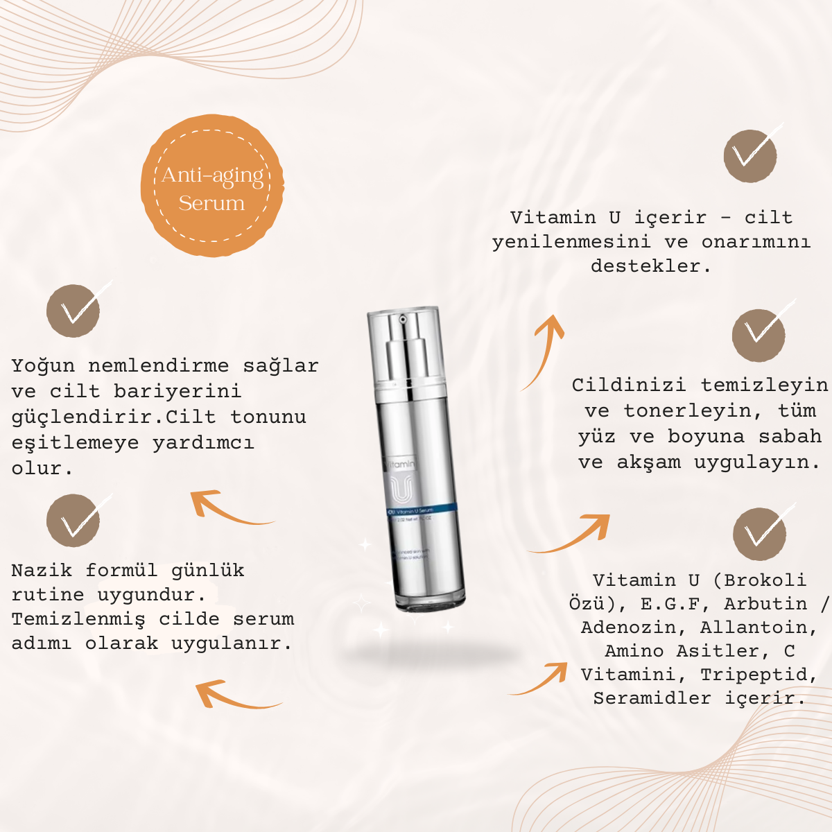 CUSKIN Vitamin U Serum - Görsel 3